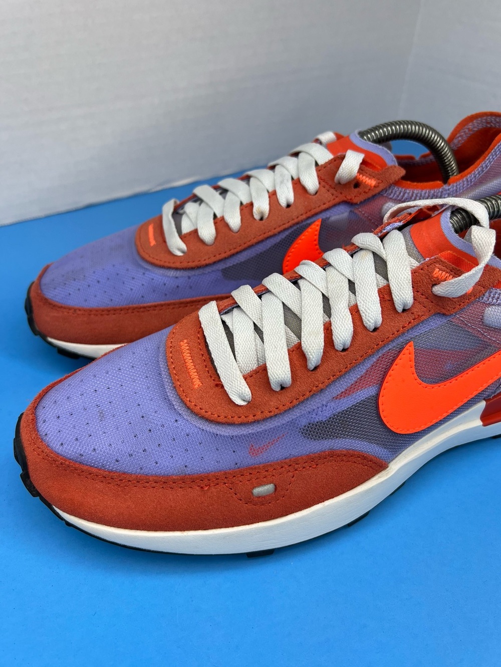 Women’s Nike Waffle One Team Orange Sz 10 NO INSOLES DC2533-800 Like New No Box - Picture 10 of 16